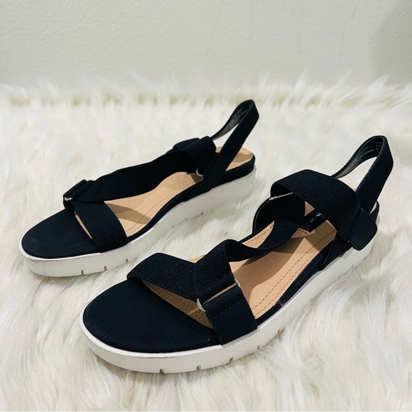 Women’s Steven by Steven Madden Gitty Wedge Black Sandals Size 8.5 US! - Picture 9 of 11